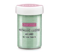 Sweet Sticks Metallic Luster Dust Color Powder, 4 Grams Mint Sorbet