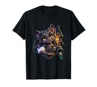 Sweet Stone Gargoyle Little Rooftop Guardian Arched Portrait T-Shirt