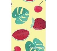 Sweet Strawberry Notebook | College Ruled Lined | 6x9 Size | 100 Pages