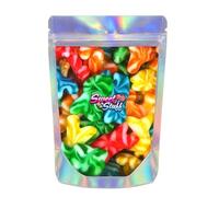 Sweet Stuff Assorted Swirl Fish - Retro Sweets & Chewy Sweets for Party Bags, Pick and Mix Candy, Soft Texture, Multi-Colour Traditional British Confectionery (300g)