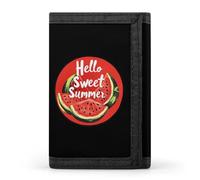 Sweet Summer Casual Trifold Wallet for Men Slim Card Cases with 8 Slot Minimalist Purse Coin Clip