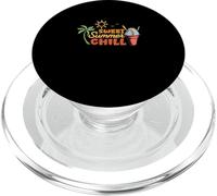 Sweet Summer Chill Funny Shaved Ice Snow Cone Enthusiasts PopSockets PopGrip for MagSafe