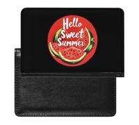Sweet Summer PU Leather Passport Covers RFID Blocking Wallet Holder with Card Protector Slot Travel Accessories
