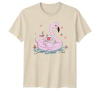 Sweet Summer Time Flamingo Vacation Graphic Tee Mens T-Shirt Womens Top Unisex Poolside Apparel 2XL