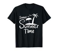 Sweet Summer Time Funny Beach Summer Vibes T-Shirt