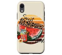 Sweet Summer Time Watermelon Graphic Retro Style Case for iPhone XR