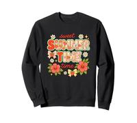 Sweet Summertime Time Floral Vibes Sweatshirt