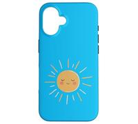Sweet Sun Hand Drawn Boho Style Happy Sunshine Smile Case for iPhone 16
