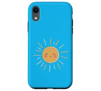 Sweet Sun Hand Drawn Boho Style Happy Sunshine Smile Case for iPhone XR