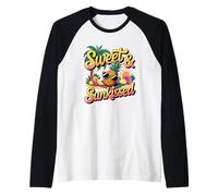Sweet & Sunkissed Pineapple Holiday Raglan Baseball Tee