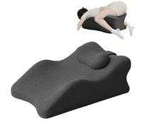 Sweet Surrender Couples Pillow, Butt Cushion Pillow for Couples Pregnancy, Memory Foam Cushion, Low-Profile Design for Bed, Sofa, or Chair Sitting Comfort (Black a)