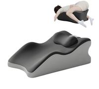 Sweet Surrender Couples Pillow, Butt Cushion Pillow for Couples Pregnancy, Memory Foam Cushion, Low-Profile Design for Bed, Sofa, or Chair Sitting Comfort (Black)