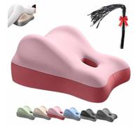 Sweet Surrender Couples Pillow, Couples Deep Position Support Pillow, Low Profile Butt Pillow Neck Waist Relief Ideal for Sitting Or Lying (Pink)