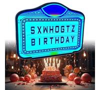 Sweet taize LED Letter Bottle Presenter, Customizable VIP Bottle Service Sign, Handheld Night Club Bottle Service Sign, Birthday Parties Bottle Service Light, Wedding Bottle Presenter Letters