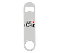 Sweet talker Statement [CM17 HAAS] Printed bar Blade with Bottle Opener - White Double Sided Print