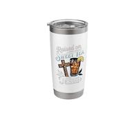 Sweet Tea and Jesus Chai Tea Lover Funny Tea Drinks Tea Stainless Steel Insulated Tumbler