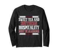 Sweet Tea and Southern Hospitality Must Be Alabama Long Sleeve T-Shirt