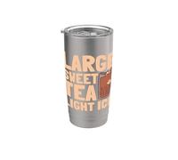 Sweet Tea Enthusiast Large Sugar Light Iced Refreshment Stainless Steel Insulated Tumbler