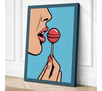 Sweet Temptation Modern Canvas Wall Art Print 30x20 Inch (76 x 51 cm)