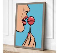 Sweet Temptation Modern Canvas Wall Art Print 30x20 Inch (76 x 51 cm)