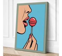 Sweet Temptation Modern Canvas Wall Art Print 30x20 Inch (76 x 51 cm)