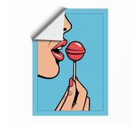 Sweet Temptation Modern Unframed Wall Art Print A4 (29.7×21cm), Wall Decor for Living Room, Bedroom, Office & Home, Art Gift