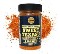 Sweet Texas BBQ Rub - 100% Natural Barbecue Seasoning - Delightful Sweet Seasoning with Authentic Texas Kick for Amazing Grill Dishes- Large Jar (220g)