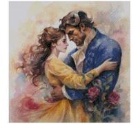 Sweet Time, Counted Cross Stitch kit, 14count,100% Cotton，150x150 Stitch, 27x27cm Counted Cross Stitch Kits