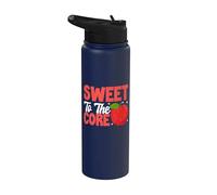 Sweet to the Core Apple Stainless Steel Insulated Water Bottle