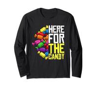 Sweet Tooth Candy Connoisseur Gummy Wrapper Quote Long Sleeve T-Shirt