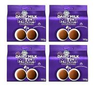 Sweet Treat - Cad Dairy Milk Mega Buttons, Giant Chocolate Buttons Bag For Sharing, 192 g (Pack of 4) Perfect For Treat Sharing and Gifting For Everyone