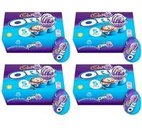 Sweet Treat Cad NewOreo Chocolate Easter 5 Egg Pack, 5x31g, Pack of 4 - Delicious Eggs Mixed Egg for Your Easter Celebration By Experts Supplies
