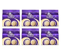 Sweet Treat - Cad White Chocolate Mega Buttons, Giant Chocolate Buttons Bag For Sharing, 192 g (Pack of 6) Perfect for Treat, Share and Gift For Everyone