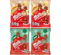 Sweet Treat Reindeer Mint & Gingerbread Chocolate Christmas Mini Treats Bag 59g, Pack Of 4