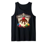 Sweet Treats Chocolate Sauce Ice Cream Tank Top