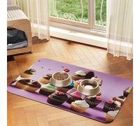 Sweet Treats Pet Absorbent Leather Non-Slip Feeding Mat 40x60cm, Quick Drying, Waterproof, Washable Bowl Mat