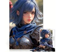 Sweet Valkyrie Angel 1000 Piece Jigsaw Puzzle for Teenagers Smart Game Relaxed Mind Pattern Assembly Santa Wish List (50x75cm)