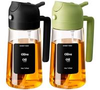 SWEET VIEW 2PCS Olive Oil Sprayer for Cooking 470ml
