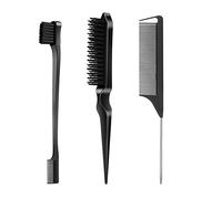 SWEET VIEW 3 Pcs Slick Back Hair Brush