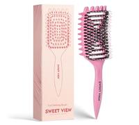 SWEET VIEW Curly Defining Brush, Tangle-Free Defined Curls, EdgeLift, Volume, Enhancing Waves