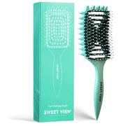 SWEET VIEW Curly Defining Brush, Tangle-Free Defined Curls, EdgeLift, Volume, Enhancing Waves