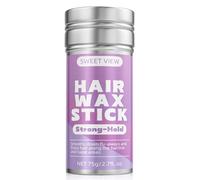 SWEET VIEW Hair Wax Stick, Flexible Hold Slick Back Hair Pomade/Balm for Smooth Flyaways, Frizz, Sleek Ponytail, Buns, Styling Accessory for Girls, Kids
