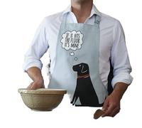 Sweet William Black Labrador apron