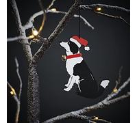 Sweet William Border Collie Christmas tree decoration