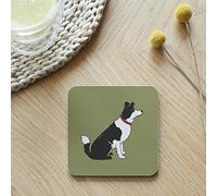 Sweet William Border Collie Coaster