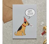 Sweet William Border Terrier Birthday Card