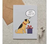 Sweet William Border Terrier Father's Day Card