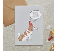 Sweet William Cavalier King Charles Birthday Card