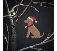 Sweet William Chocolate Cocker Spaniel Christmas Ornament