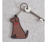 Sweet William Chocolate Labrador Keyring
